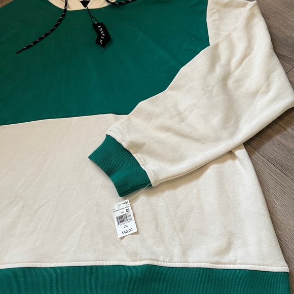 Edgar & Ash Colorblock Hoodie Size 2XL New - Picture 2 of 4